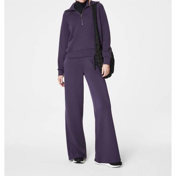 SPANX Pants - NEW SPANX airessentials wide leg pant in aubergine